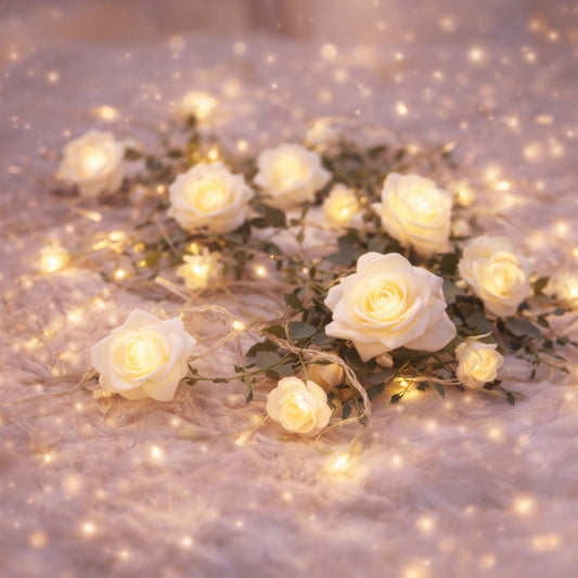 Enchanted Rose Glow Lights